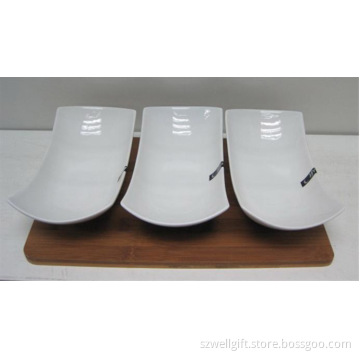 Porcelain Serve Bowl, Dessert Plate, Dishes